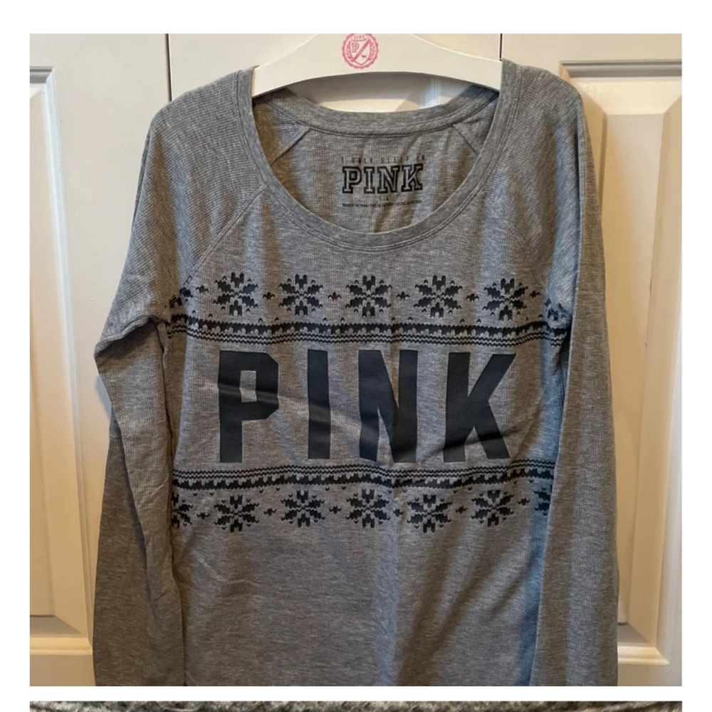 PINK Victoria's Secret thermal pajama set size L